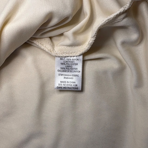 Love, FIRE Tank Dress Cream Ivory Crochet Lace Size XL - Picture 5 of 6